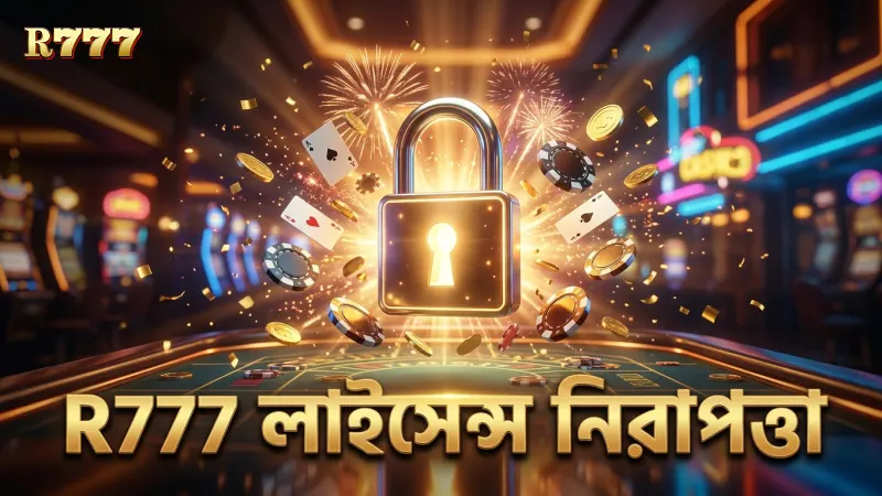 লাইসেন্স ও নিরাপত্তায় R777-এর প্রতিশ্রুতি দৃঢ়।
