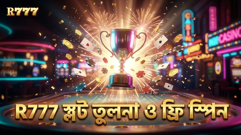 অন্যান্য স্লটের পেলাইন ও ফ্রি স্পিন তুলনা R777 এর সাথে