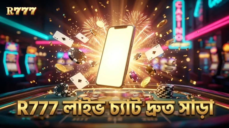 R777 লাইভ চ্যাটে দ্রুত ৩ মিনিটের মধ্যে সাড়া পাওয়া যায়