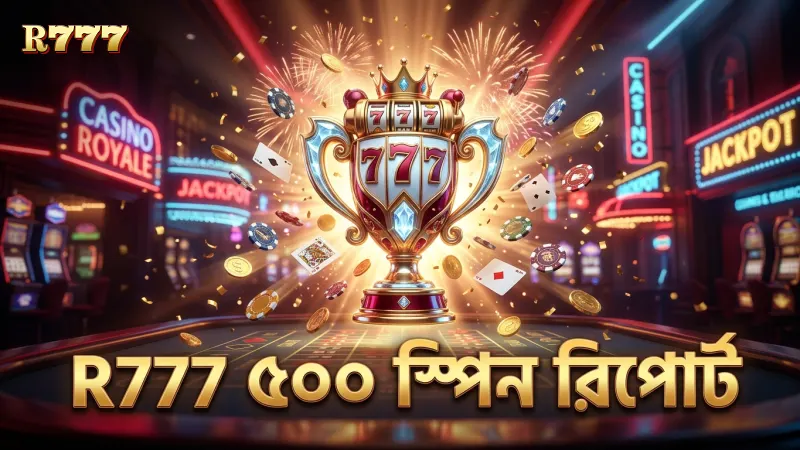 R777 টিমের ৫০০ স্পিন টেস্ট রিপোর্ট বিশ্লেষণ করে তৈরি।