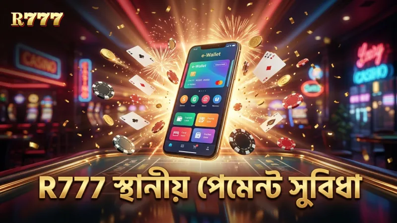 স্থানীয় পেমেন্ট পদ্ধতি ফরচুন জেমস স্লট খেলায় দ্রুততা আনে।