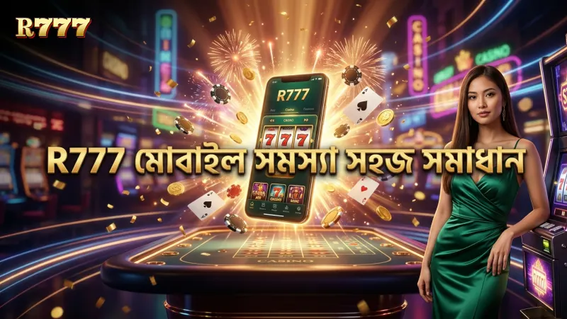 মোবাইল থেকে R777 অ্যাপ সম্পর্কিত সমস্যার সহজ সমাধান নিন