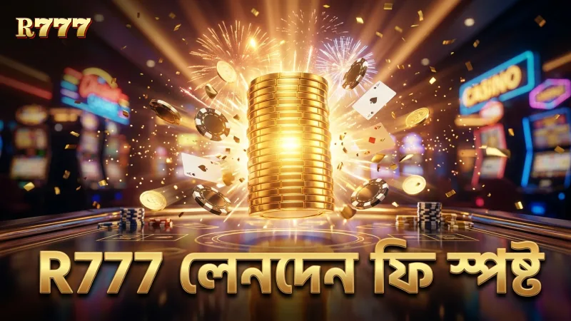 R777 অনলাইন ক্যাসিনোর লেনদেন ফি এবং সীমা স্পষ্টভাবে ব্যাখ্যা করা হয়েছে