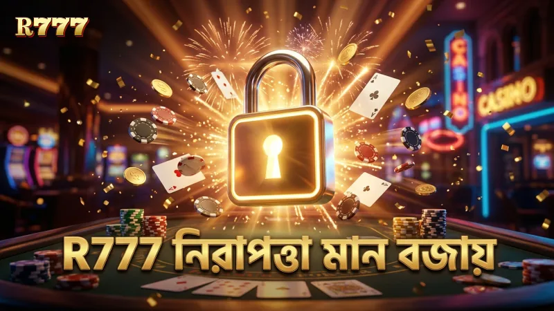 R777 ক্যাসিনোর নিরাপত্তা ব্যবস্থা আন্তর্জাতিক মান বজায় রাখে