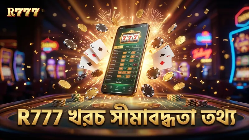 R777 প্ল্যাটফর্মে খরচ ও সীমাবদ্ধতা সম্পর্কিত তথ্য উপস্থাপন
