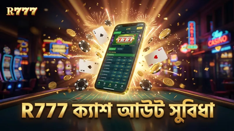 R777 প্ল্যাটফর্মে ক্যাশ আউট সুবিধা কার্যকর