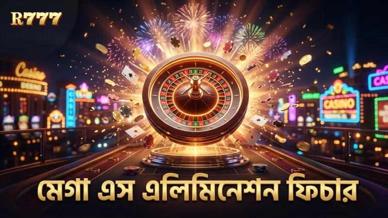 মেগা এসের এলিমিনেশন ফিচার গেমপ্লের মূল অংশ।