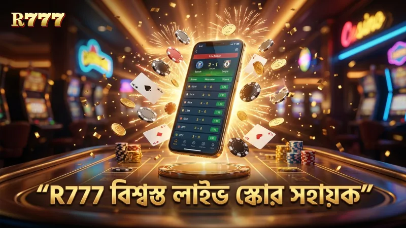 R777 বিশ্বস্ত লাইভ স্কোর দিয়ে বাজির ওয়েজারিং বুঝতে সাহায্য করে।