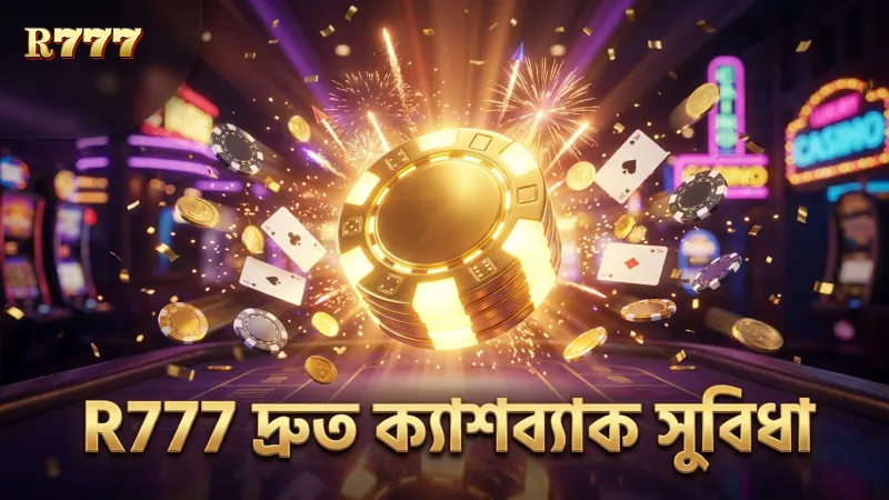 R777 ক্যাশব্যাক প্রক্রিয়া দ্রুত এবং সুবিধাজনক