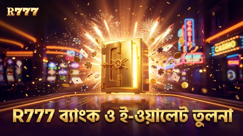 ব্যাংক ও ই-ওয়ালেট পদ্ধতির মধ্যে তুলনামূলক লেনদেন সময় ও ফি।