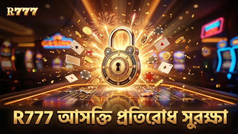 আসক্তি প্রতিরোধে R777 প্লেয়ারদের জন্য নিরাপদ গেমিং পরিবেশ সৃষ্টি করে।