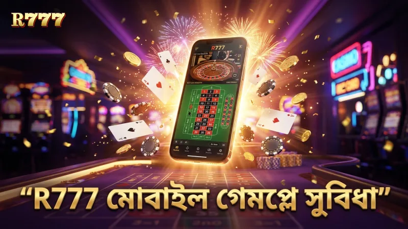 R777 মোবাইল প্ল্যাটফর্মে গেমপ্লে দ্রুত ও সুবিধাজনক