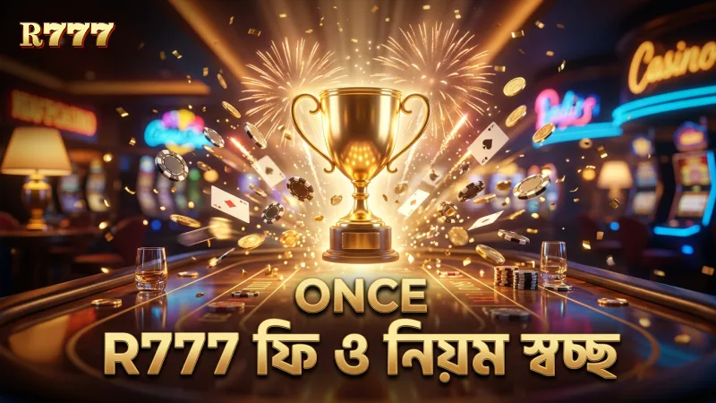 R777 ফি ও ওয়েজারিং নিয়মে স্বচ্ছতা নিশ্চিত করে