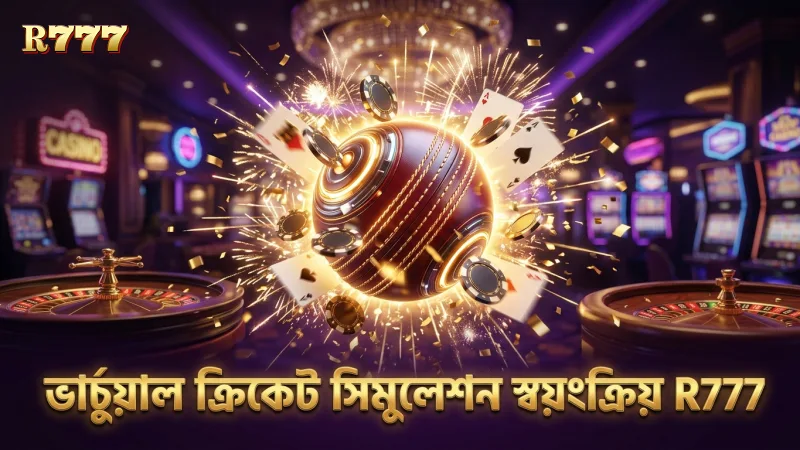 ভার্চুয়াল ক্রিকেটে ইনিংসের সিমুলেশন শতভাগ স্বয়ংক্রিয়।