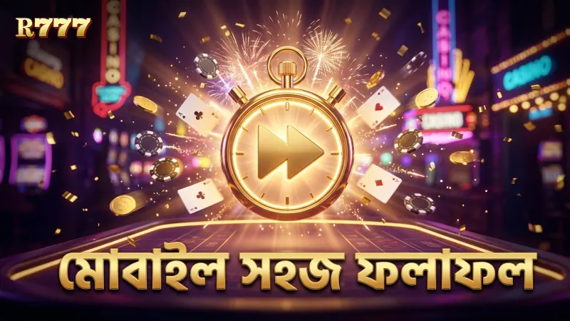 মোবাইলে খেলার মাধ্যমে দ্রুত ফলাফল পাওয়া যায়।